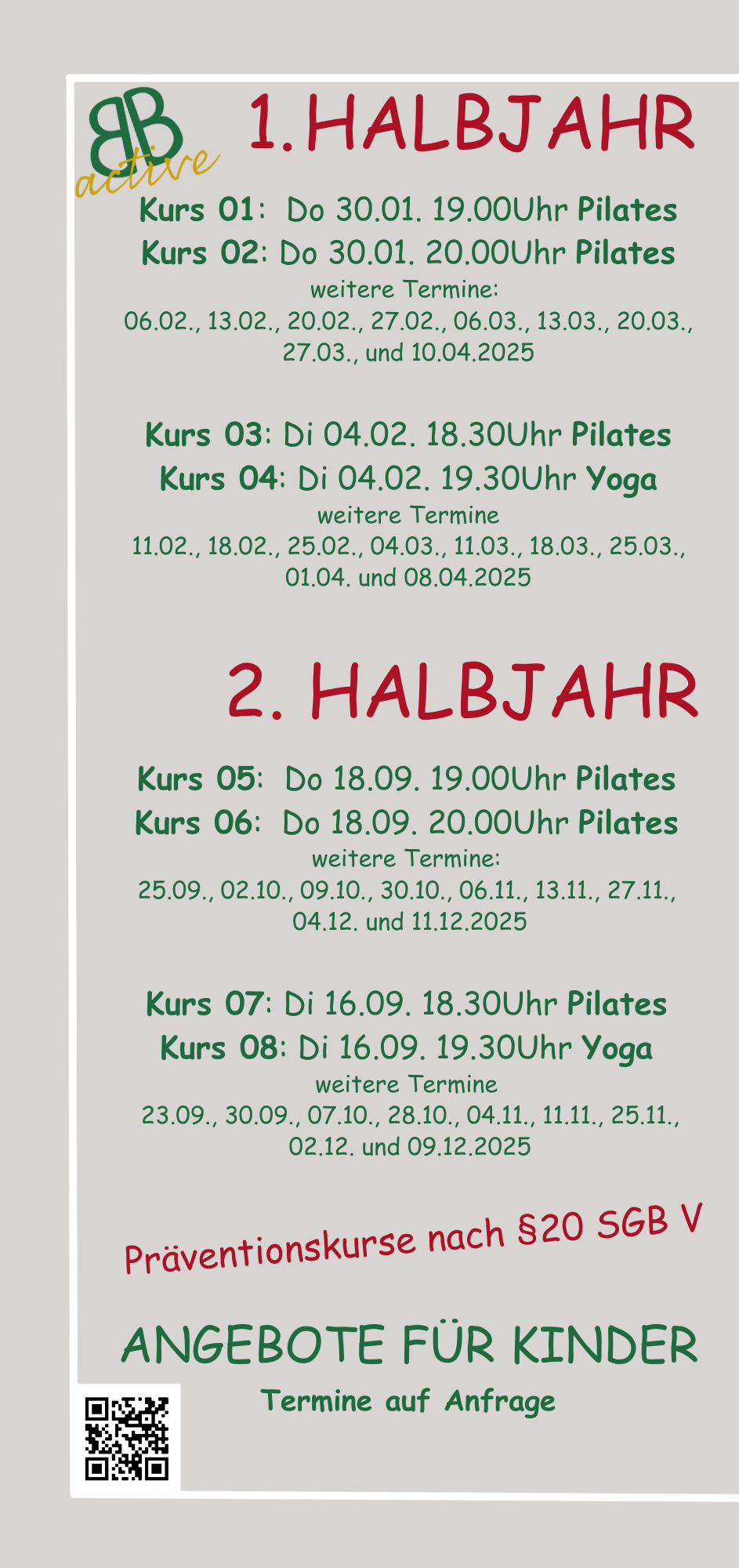 Pilates 2025 Yoga